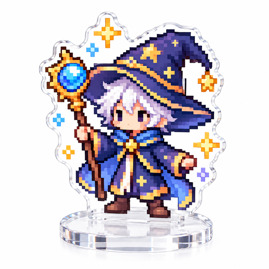 Pixel Wizard Acrylic Standee — product view