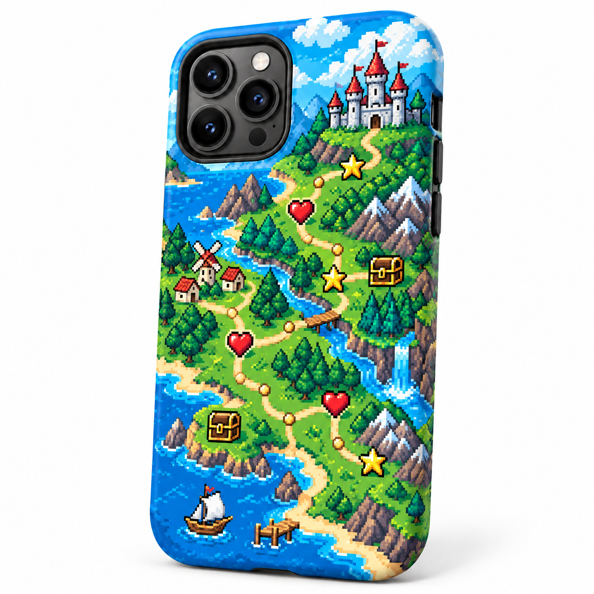 Pixel Fantasy Quest Phone Case — product view