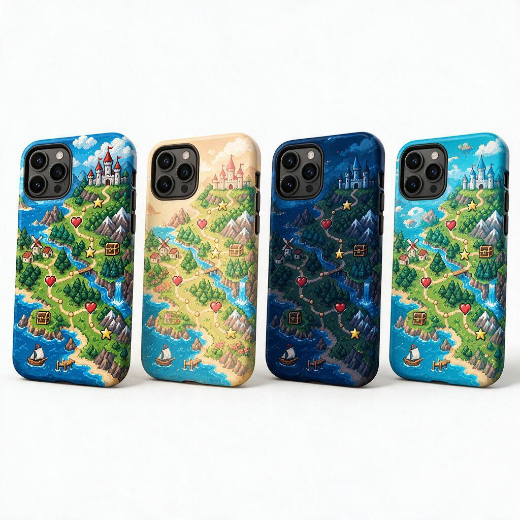 Pixel Fantasy Quest Phone Case — additional design reference