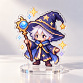 Pixel Wizard Acrylic Standee — featured product